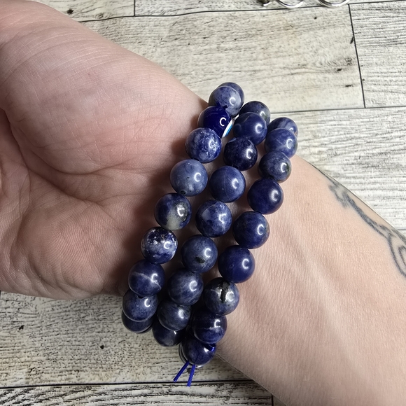 Evil Eye Sodalite Crystal Bracelet - Picture 4 of 4
